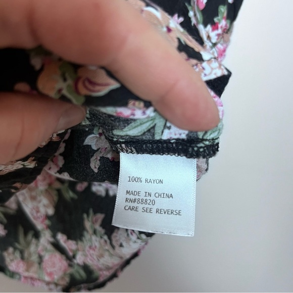 Anthropologie Lucy & Laurel Boho Dainty Floral Blouse Size 2X Feminine Springy - Picture 8 of 9